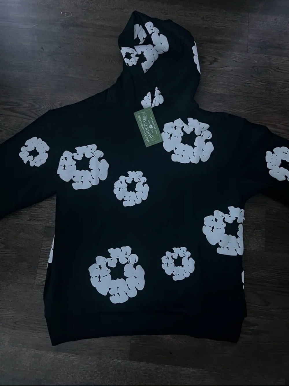 Mens Denim Tears sweater with White Floral Cluster Print